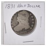 1831 Capped Bust Silver Half Dollar