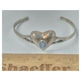 Silver Heart Bracelet