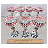 MacKenzie-Childs Wine Glasses