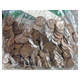150ct Wheat Pennies All D Mint