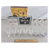 Bar Glasses, Shot Glasses, Decanter, Corkscrews