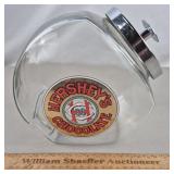 Hersheys Chocolate Display Jar 7 & 1/2' H