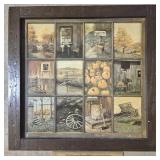 Vintage Homco Mitchell 12 Windown Fall Picture