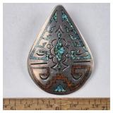 Silver & Turquoise Pendant