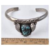 Silver & Turquoise Bracelet