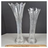 Dugan Glass Swung Vases Up to 12' H