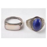 2ct Sterling Silver Rings