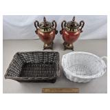 Decorative Urns & Baskets