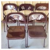 5ct Metal Folding Chairs
