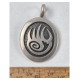 Silver Bear Claw Pendant