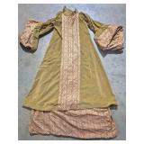 Medieval Dress w/ Cape