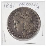1881 Morgan Silver Dollar