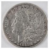 1885 Morgan Silver Dollar