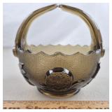 Imperial Glass Basket Buttons & Bows 4 & 1/2' H