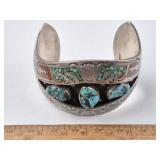 Silver & Turquoise Bracelet Nez