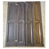Antique Wooden Shutters 38 & 3/4' H