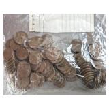100ct Wheat Pennies All D Mint