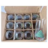 Christmas Ice Tea Glasses 11ct