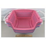 4ct Plastic Baskets 20 & 1/2' W