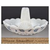 LE Smith Glass Basket 4 & 3/8' H