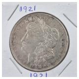1921 Morgan Silver Dollar