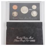 1993 US Mint Silver Proof Set