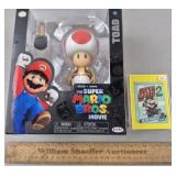 Mario Bros Action Figure & Trading Cards