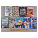 Empty Nintendo NES Game Boxes
