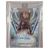 Topps Star Wars Olivie d'Abo Signed Card