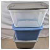 3ct Plastic Totes
