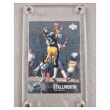 1997 UD John Stallworth Signed Football Card