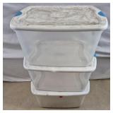 3ct Plastic Totes