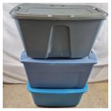 3ct Plastic Totes
