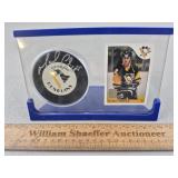 Mario Lemieux Signed Hockey Puck