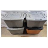 4ct Plastic Totes