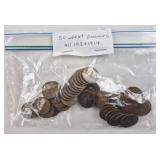50ct 1913 & 1914 Wheat Pennies