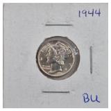 1944 Mercury Silver Dime Uncirculated