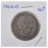 1906O Barber Silver Half Dollar