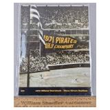 1972 Pittsburgh Pirates Scorebook