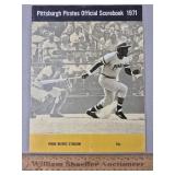 1971 Pittsburgh Pirates Scorebook