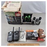 Lantern, Binoculars, Two Way Radios, Pistol Grips