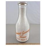 Calhoun & Son Milk Bottle Hoosick Falls NY