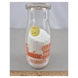 Elmview Milk Bottle Columbus PA
