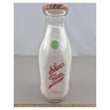 Silver Farm Milk Bottle Norwich NY Murray Meish