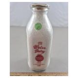Weiss Dairy Milk Bottle Castile NY