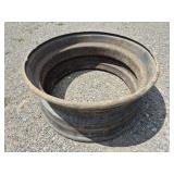 Steel Rim Fire Pit 23" W