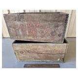 Vintage Dynamite Wood Crates