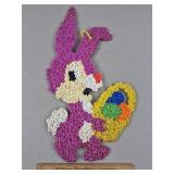 Vintage Melted Plastic Popcorn Bunny