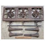 Cast Iron 3 Burner Stove