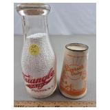 Fulton NY Milk Bottle & Cone Triangle, Riverside